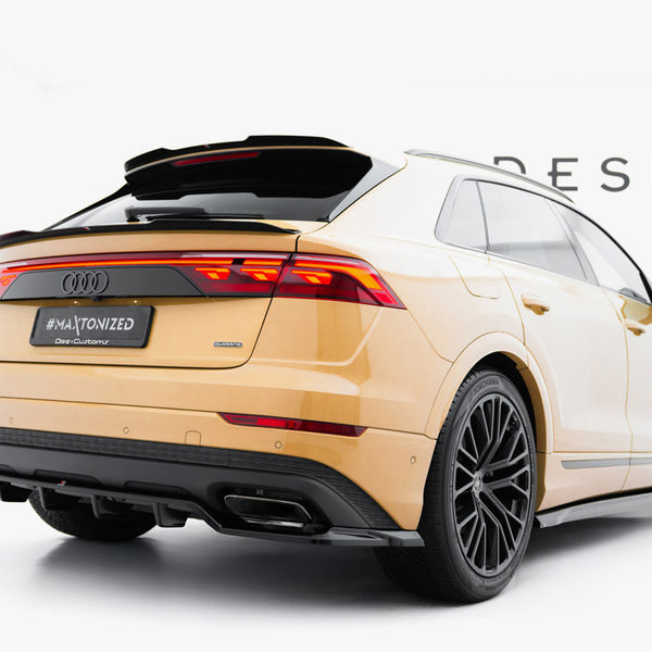 Audi - Q8 MK1 Facelift: Maxton Rear Splitter (Vertical Bars)