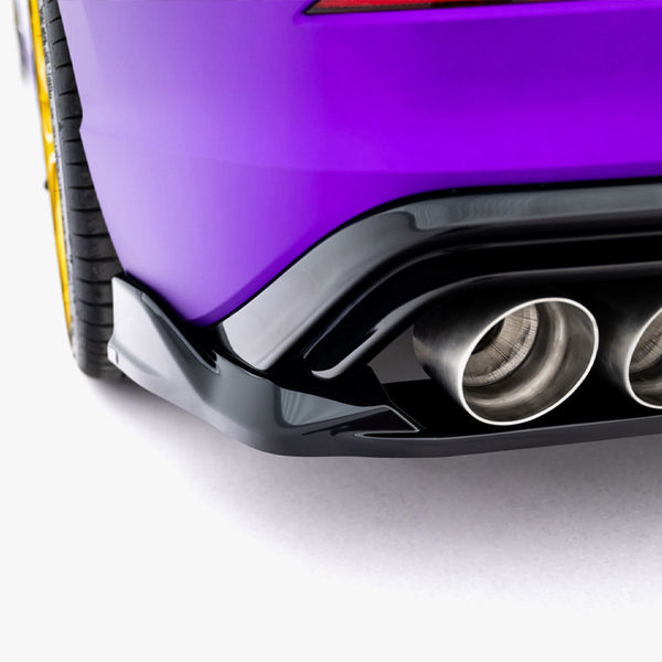 VW - Golf R MK8 / MK8 Facelift: Maxton Rear Splitter (Vertical Bars) V1