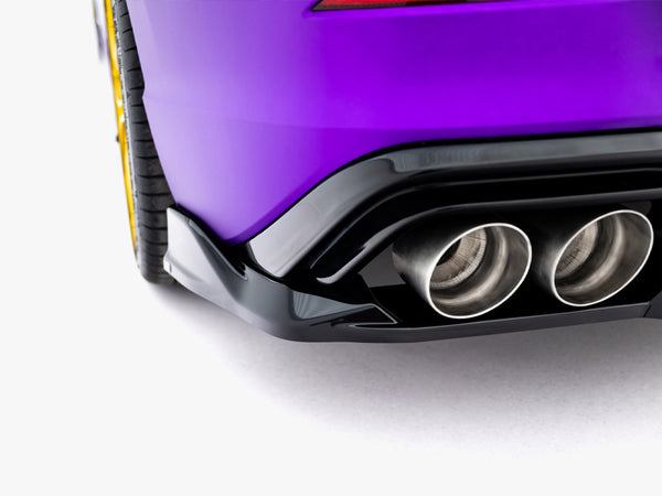 VW - Golf R MK8 / MK8 Facelift: Maxton Rear Splitter (Vertical Bars) V1