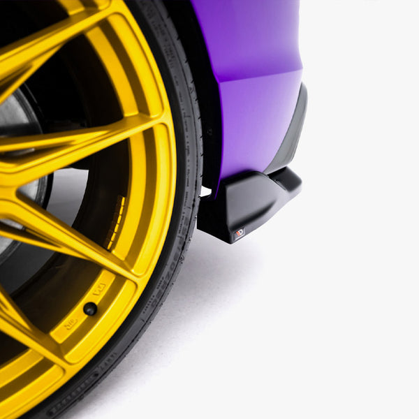VW - Golf R MK8 / MK8 Facelift: Maxton Rear Splitter (Vertical Bars) V1