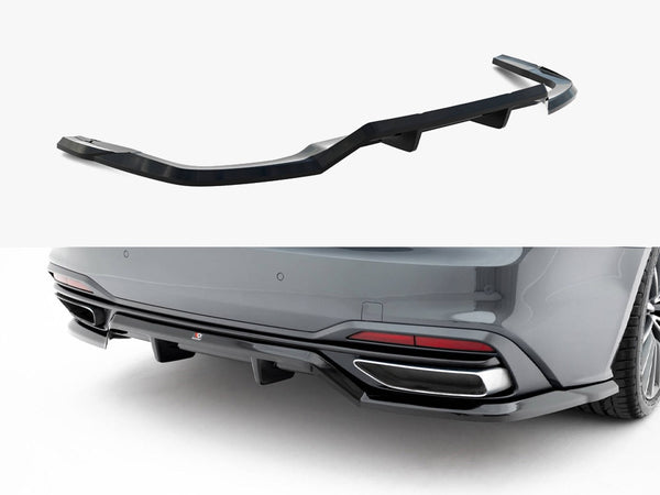 Audi - A5 F5 Facelift: Maxton Rear Splitter (Vertical Bars)