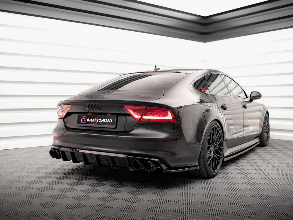 Audi - A7 S Line C7: Maxton Rear Side Splitters