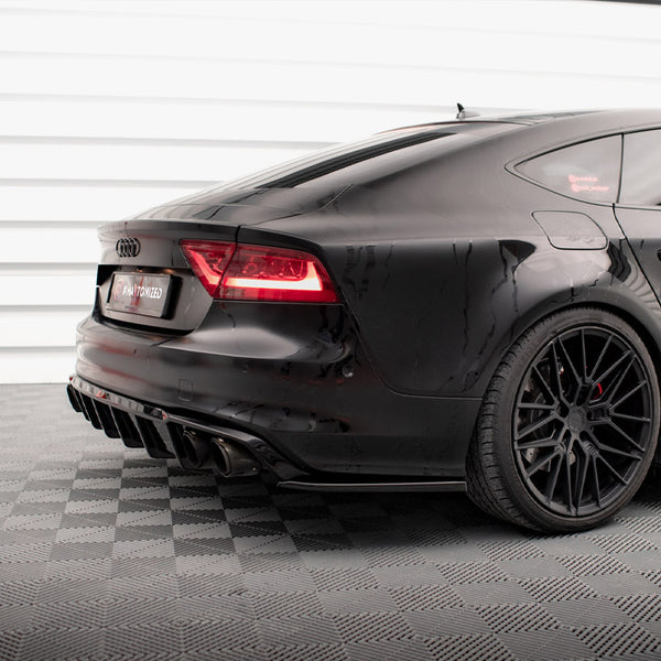 Audi - A7 S Line C7: Maxton Rear Side Splitters