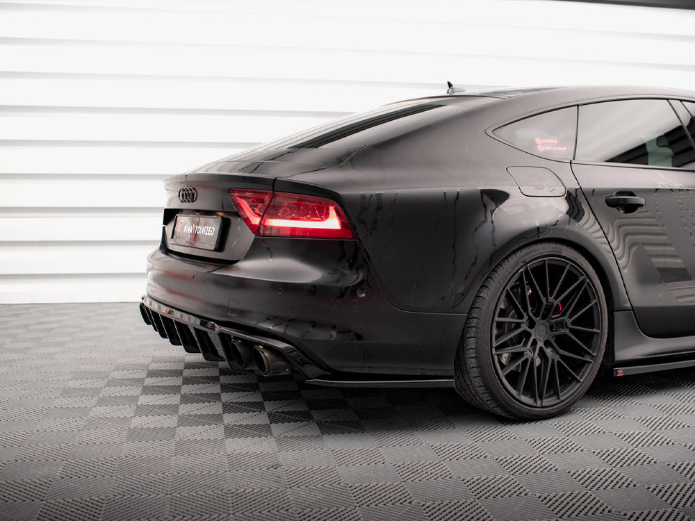 Audi - A7 S Line C7: Maxton Rear Side Splitters