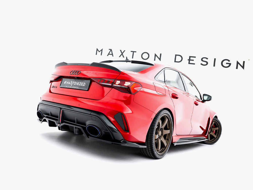 Audi - RS3 Sedan 8Y Facelift: Maxton Rear Splitter (Vertical Bars) V1
