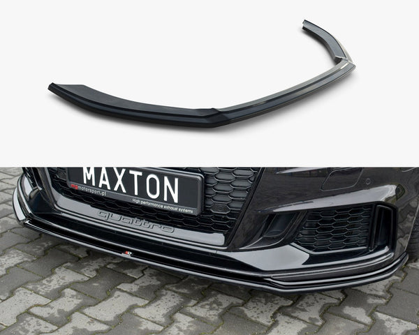 Audi - RS3 Sportback 8V Facelift: Maxton Front Splitter V2