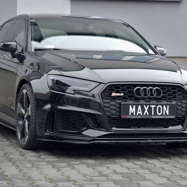 Audi - RS3 Sportback 8V Facelift: Maxton Front Splitter V2
