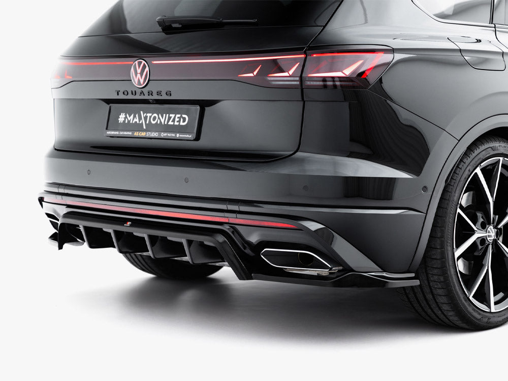 VW - Touareg R Line MK3 Facelift: Maxton Rear Splitter (Vertical Bars)