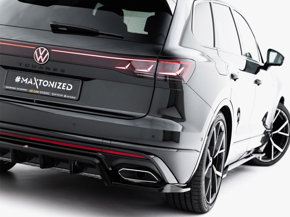 VW - Touareg R Line MK3 Facelift: Maxton Rear Splitter (Vertical Bars)