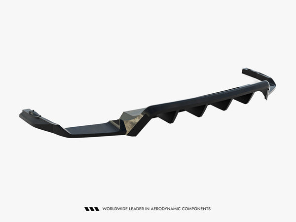 VW - Touareg R Line MK3 Facelift: Maxton Rear Splitter (Vertical Bars)