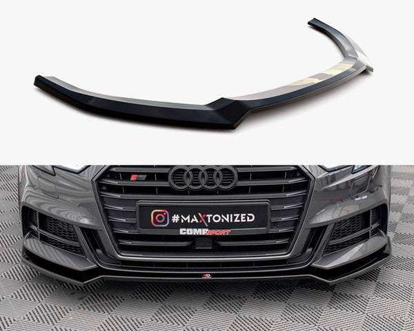 Audi - S3 / A3 S Line Sportback 8V Facelift: Maxton Front Splitter V2