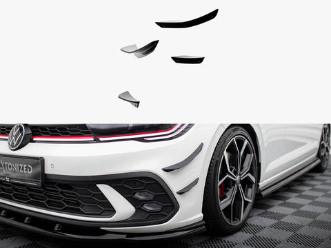 VW - Polo GTI MK6 Facelift: Maxton Front Bumper Wings (Canards)
