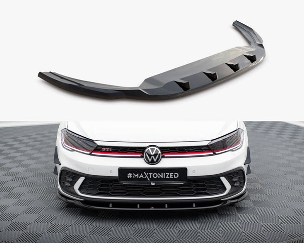 VW - Polo GTI MK6 Facelift: Maxton Front Splitter V1