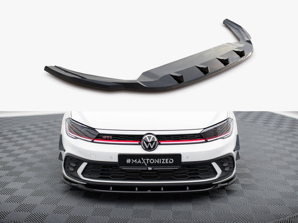 VW - Polo GTI MK6 Facelift: Maxton Front Splitter V1