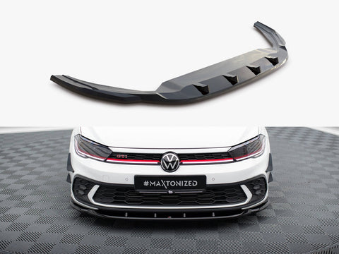VW - Polo GTI MK6 Facelift: Maxton Front Splitter V1