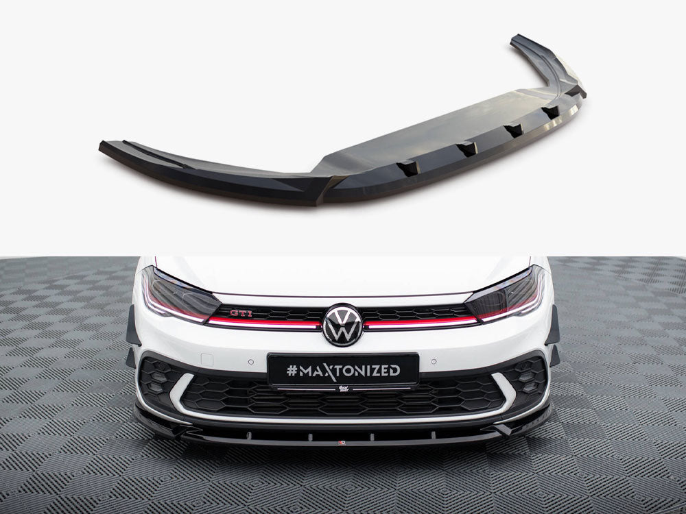 VW - Polo GTI MK6 Facelift: Maxton Front Splitter V2