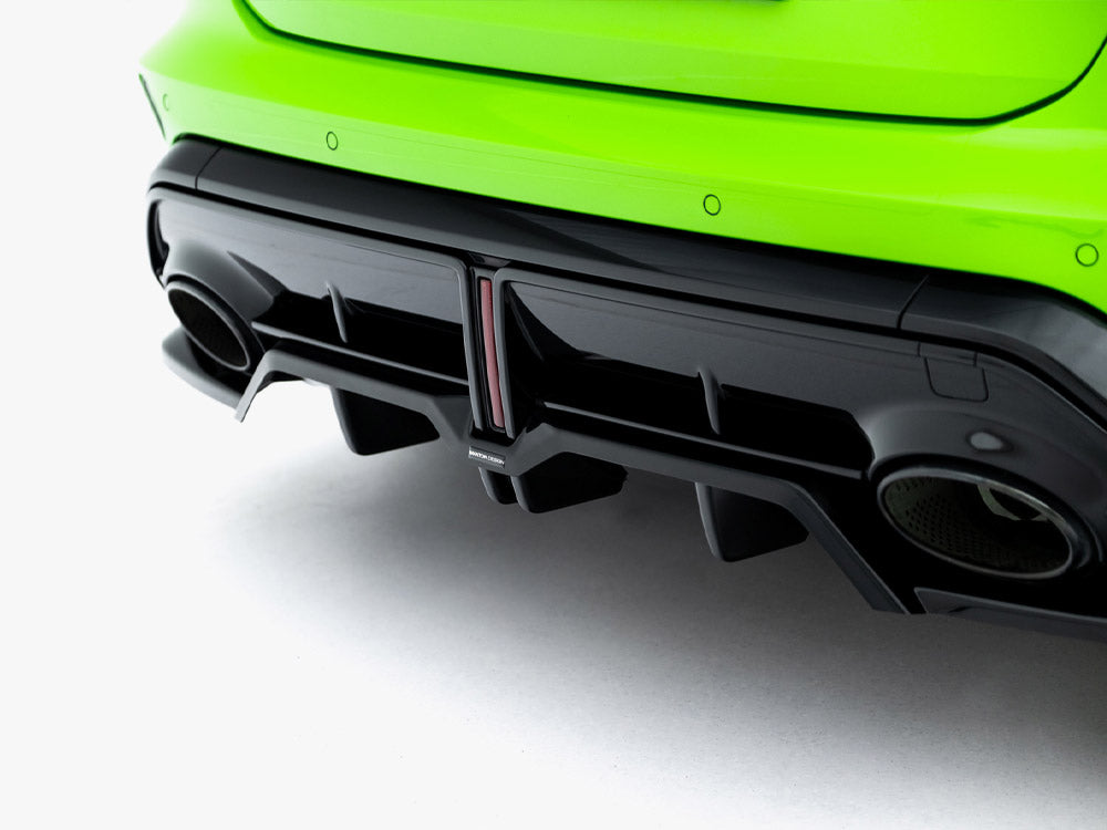 Audi - RS3 Sportback 8Y Facelift: Maxton Rear Splitter (Vertical Bars) V3