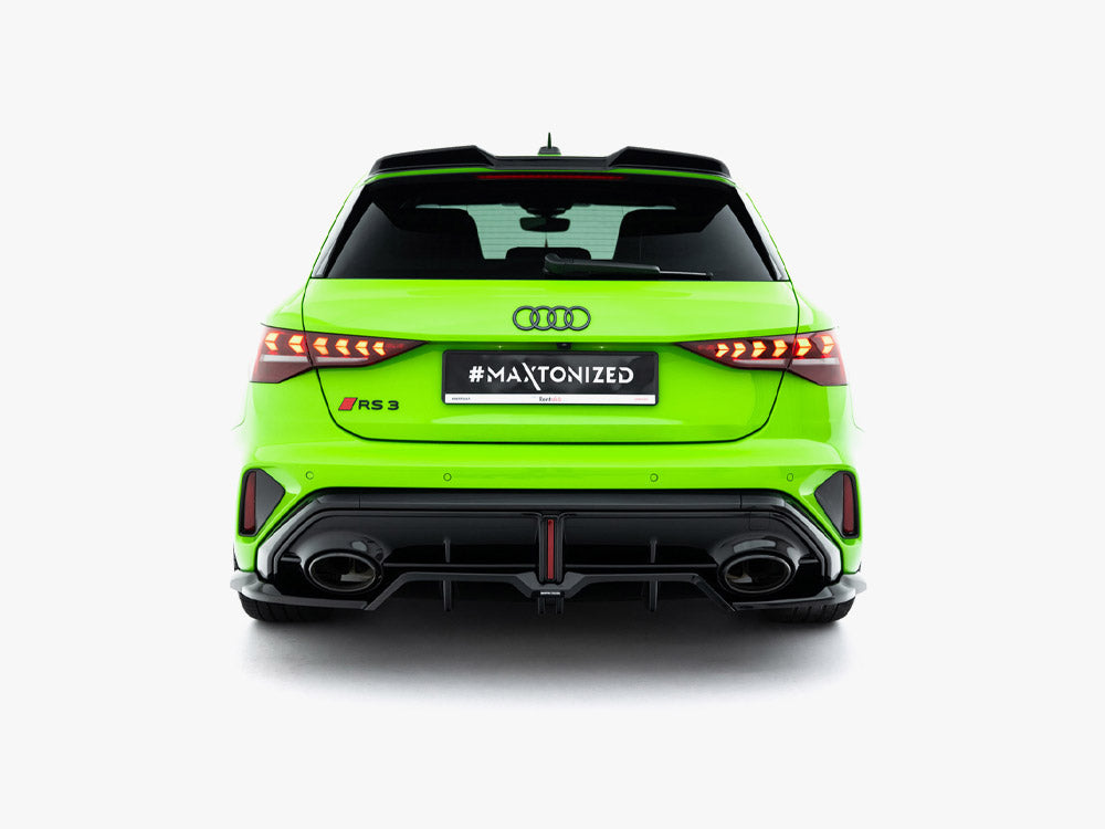 Audi - RS3 Sportback 8Y Facelift: Maxton Rear Splitter (Vertical Bars) V2