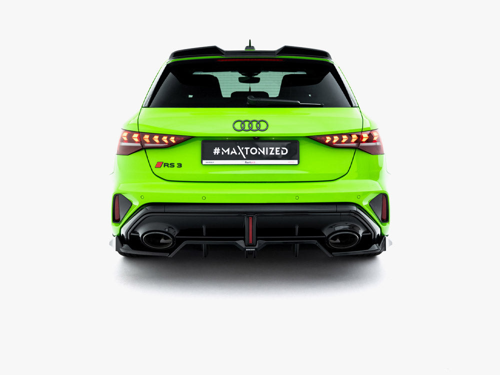 Audi - RS3 Sportback 8Y Facelift: Maxton Rear Splitter (Vertical Bars) V1