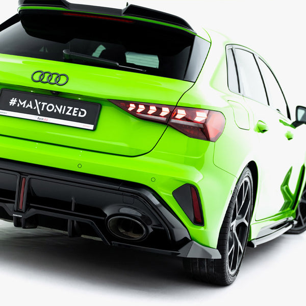 Audi - RS3 Sportback 8Y Facelift: Maxton Rear Splitter (Vertical Bars) V1