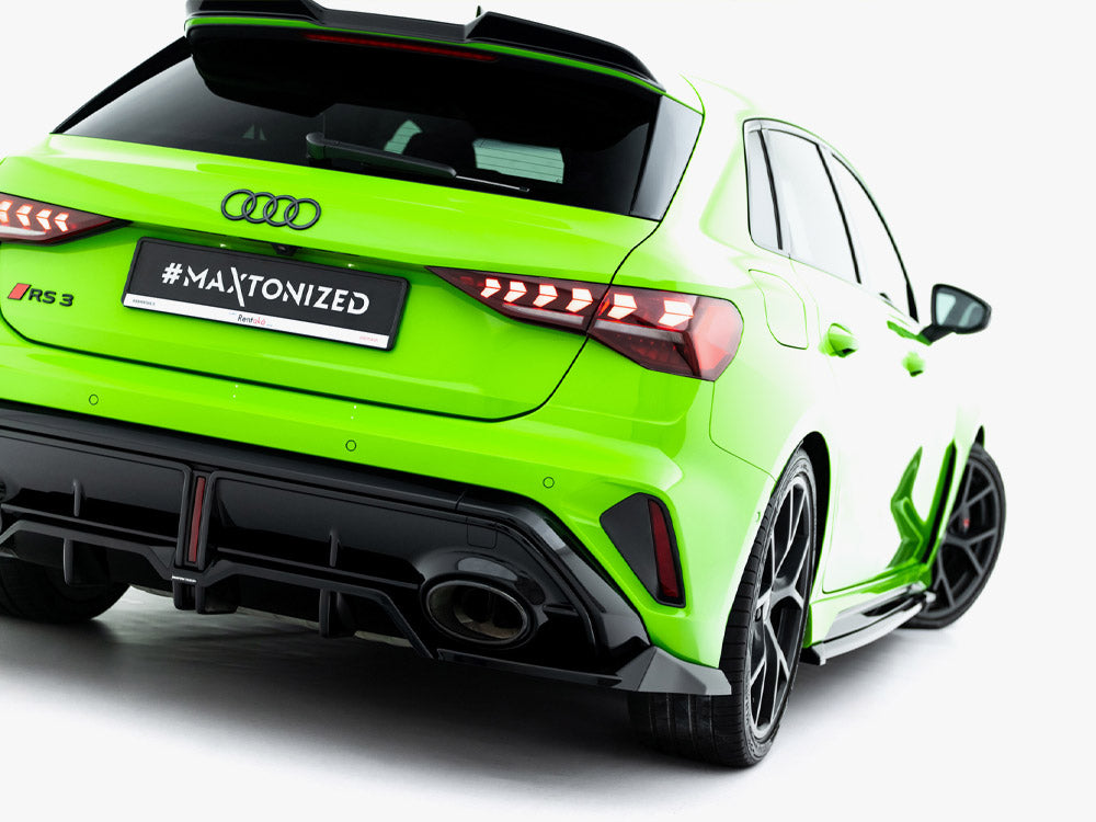 Audi - RS3 Sportback 8Y Facelift: Maxton Rear Splitter (Vertical Bars) V1