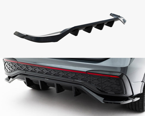 VW - Tiguan R Line MK3: Maxton Rear Splitter (Vertical Bars)