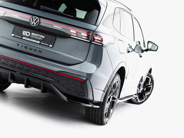 VW - Tiguan R Line MK3: Maxton Rear Splitter (Vertical Bars)