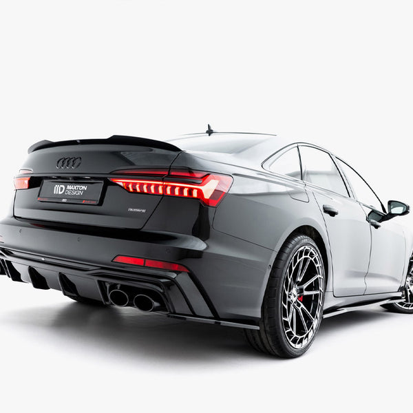 Audi - A6 S Line / S6 C8 / C8 Facelift: Maxton Rear Diffuser + Exhaust Ends Imitation