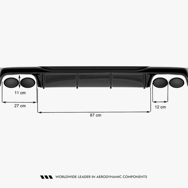 Audi - A6 S Line / S6 C8 / C8 Facelift: Maxton Rear Diffuser