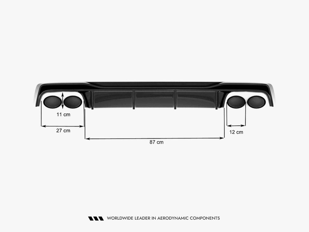 Audi - A6 S Line / S6 C8 / C8 Facelift: Maxton Rear Diffuser