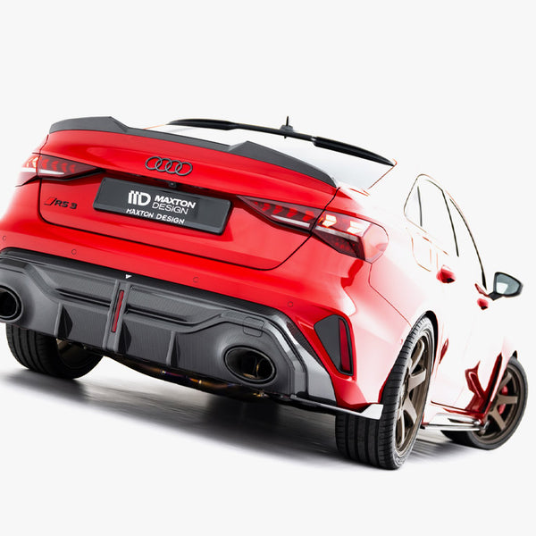 Audi - RS3 Sedan 8Y Facelift: Maxton Pre-preg Carbon Fibre Rear Side Splitters
