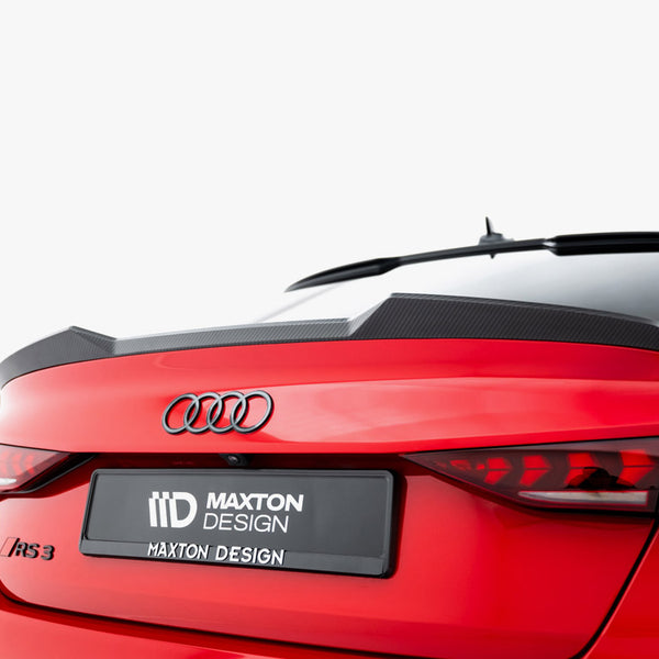 Audi - RS3 / S3 / A3 S Line / A3 Sedan 8Y Facelift: Maxton Pre-preg Carbon Fibre Boot Spoiler V1