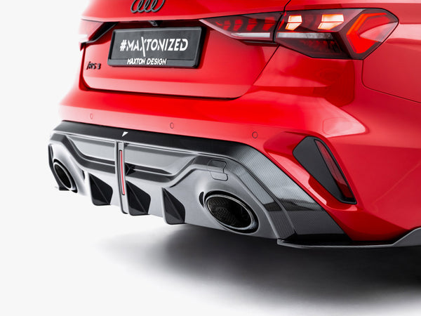 Audi - RS3 Sedan 8Y Facelift: Maxton Pre-preg Carbon Fibre Rear Diffuser