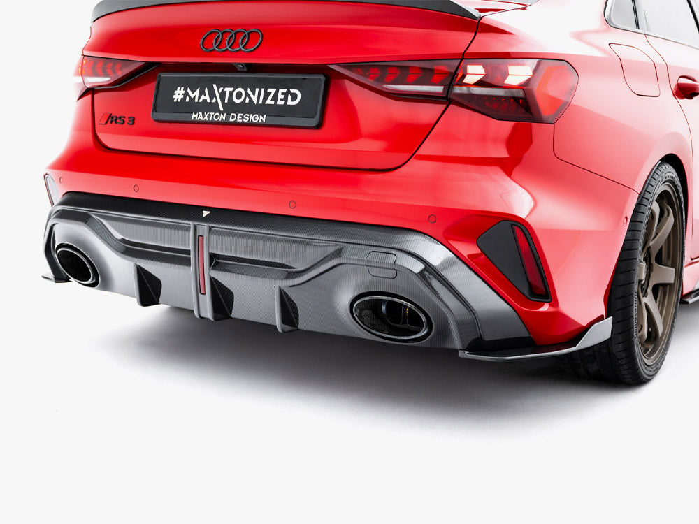 Audi - RS3 Sedan 8Y Facelift: Maxton Pre-preg Carbon Fibre Rear Diffuser