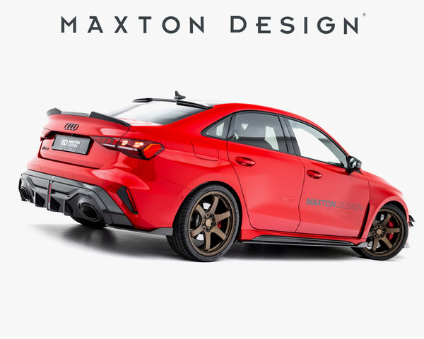 Audi - RS3 Sedan 8Y Facelift: Maxton Set of Pre-preg Carbon Fibre Side Skirts