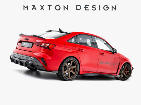 Audi - RS3 Sedan 8Y Facelift: Maxton Set of Pre-preg Carbon Fibre Side Skirts