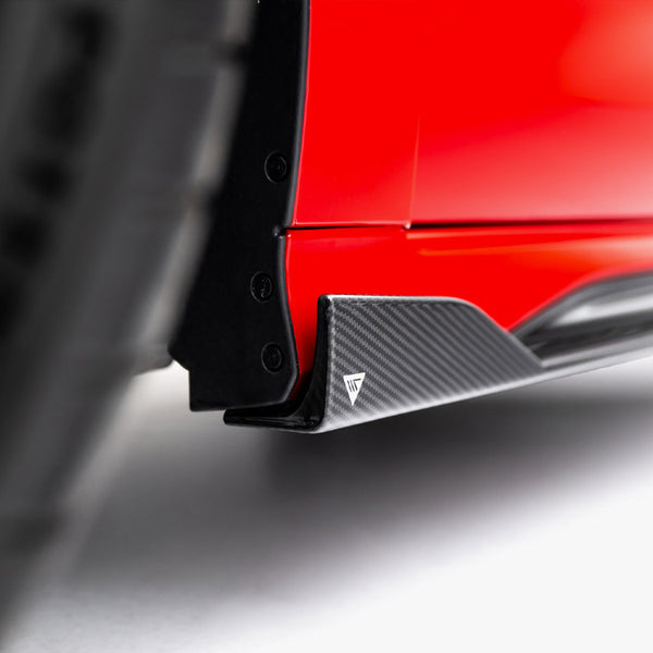 Audi - RS3 Sedan 8Y Facelift: Maxton Set of Pre-preg Carbon Fibre Side Skirts