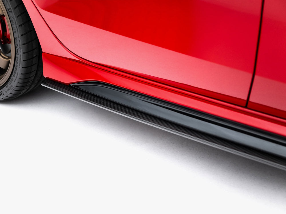 Audi - RS3 Sedan 8Y Facelift: Maxton Set of Pre-preg Carbon Fibre Side Skirts