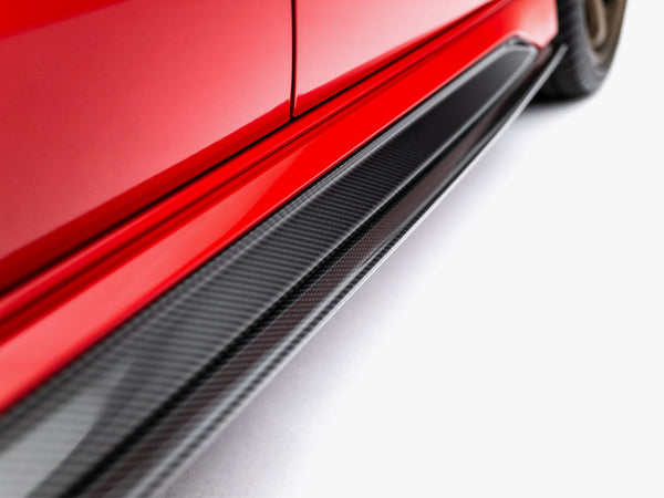 Audi - RS3 Sedan 8Y Facelift: Maxton Set of Pre-preg Carbon Fibre Side Skirts