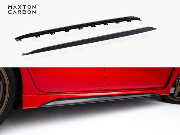Audi - RS3 Sedan 8Y Facelift: Maxton Set of Pre-preg Carbon Fibre Side Skirts