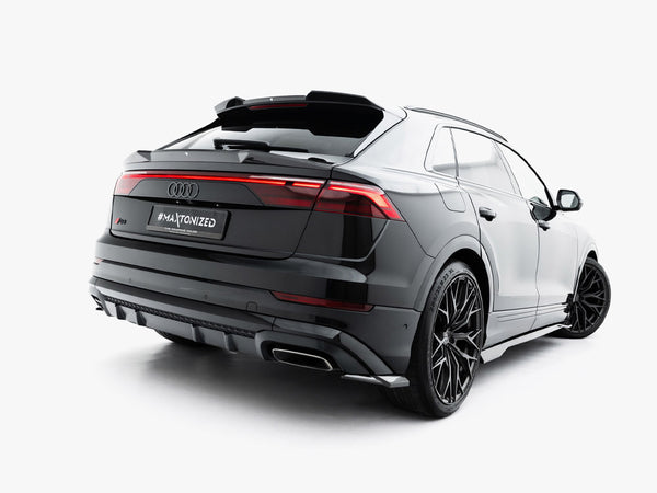 Audi - Q8 S Line MK1 Facelift: Maxton Pre-preg Carbon Fibre Rear Side Splitters