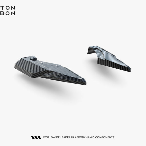 Audi - Q8 S Line MK1 Facelift: Maxton Pre-preg Carbon Fibre Rear Side Splitters