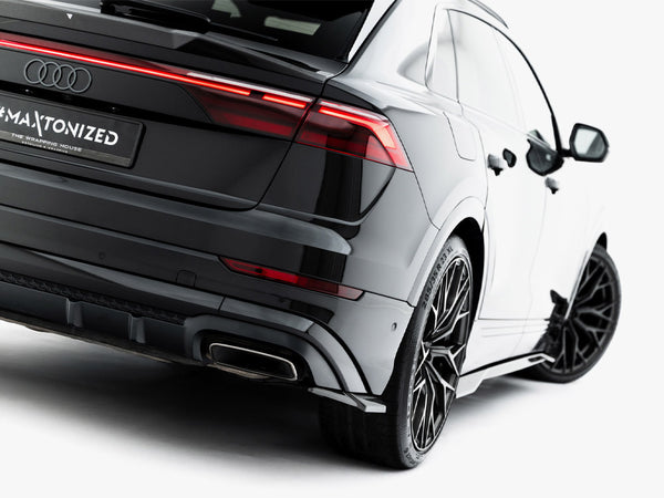 Audi - Q8 S Line MK1 Facelift: Maxton Pre-preg Carbon Fibre Rear Side Splitters