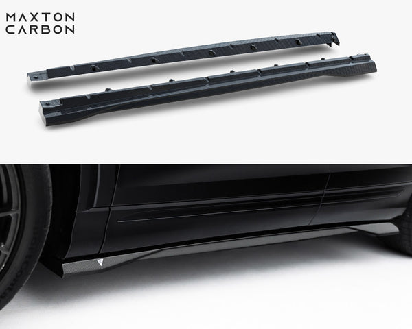 Audi - SQ8 / Q8 S Line MK1 Facelift: Maxton Pre-preg Carbon Fibre Side Skirts