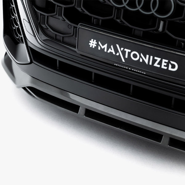 Audi - SQ8 / Q8 S Line MK1 Facelift: Maxton Pre-preg Carbon Fibre Front Splitter