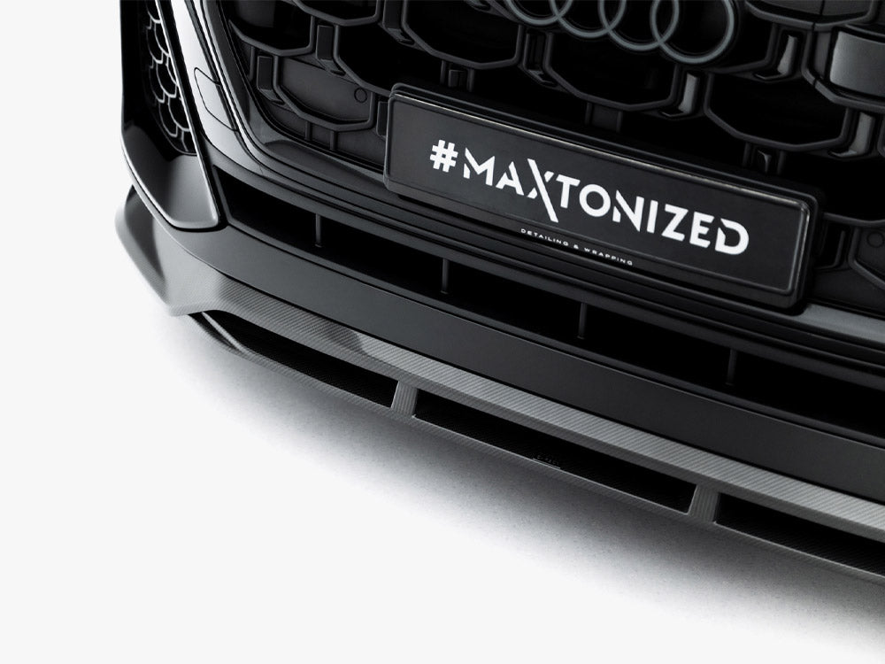 Audi - SQ8 / Q8 S Line MK1 Facelift: Maxton Pre-preg Carbon Fibre Front Splitter