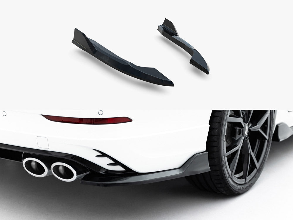 VW - Golf R Variant MK8 Facelift: Maxton Rear Side Splitters V1