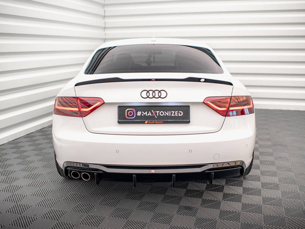 Audi - A5 Sportback 8T Facelift (Version with dual exhausts on one side): Maxton Rear Diffuser
