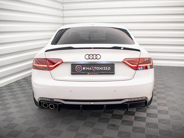 Audi - A5 Sportback 8T Facelift (Version with dual exhausts on one side): Maxton Rear Diffuser