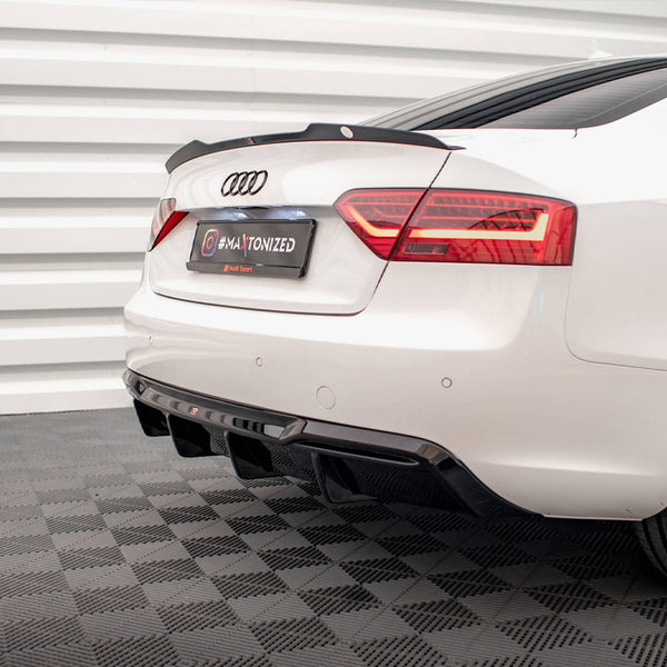 Audi - A5 Sportback 8T Facelift (Version with dual exhausts on one side): Maxton Rear Diffuser